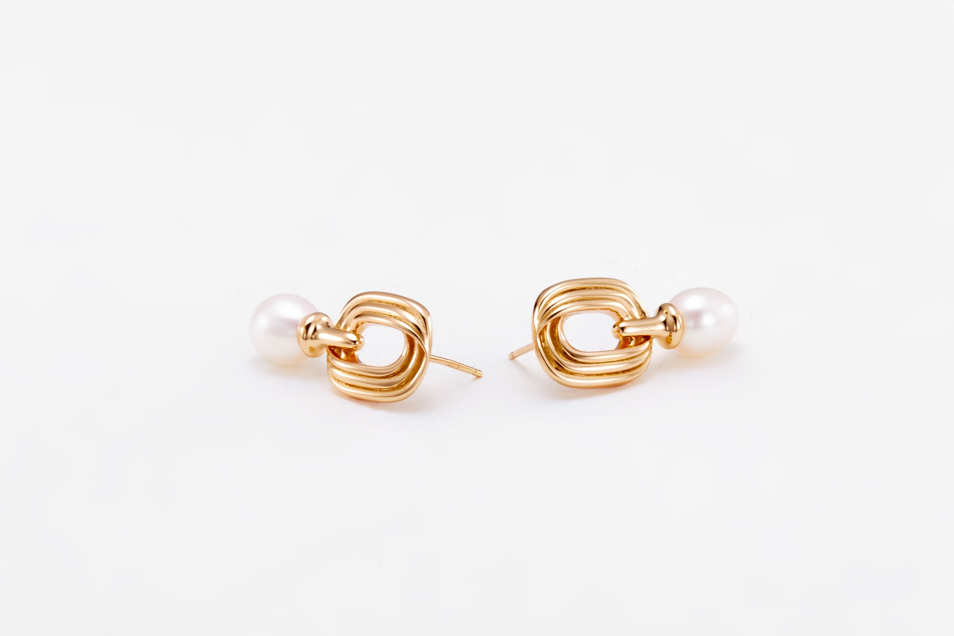 gold plated pearl clove earrings for women and girls