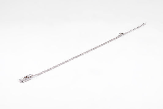 Silver pearl necklace for girls and women 